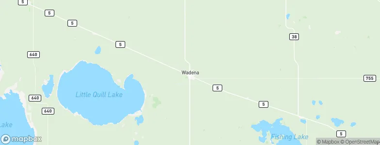 Wadena, Canada Map