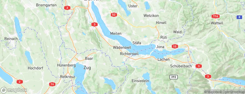 Wädenswil / Dorf (Wädenswil), Switzerland Map