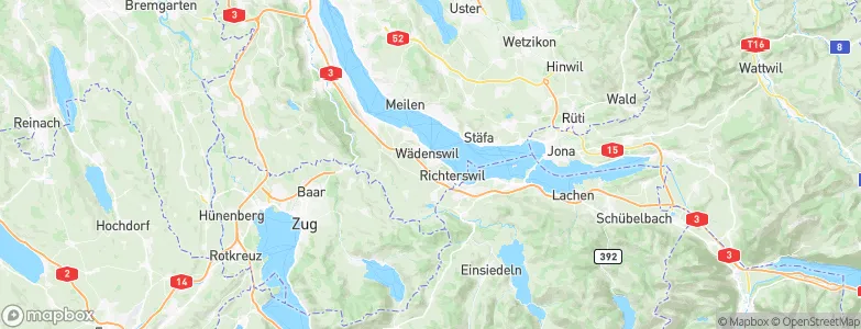 Wädenswil / Eichweid, Switzerland Map