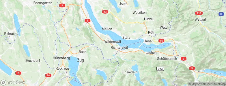 Wädenswil / Leihof-Mühlebach, Switzerland Map