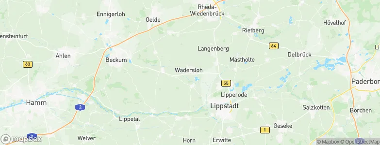 Wadersloh, Germany Map
