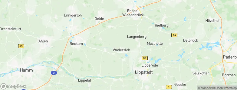 Wadersloh, Germany Map