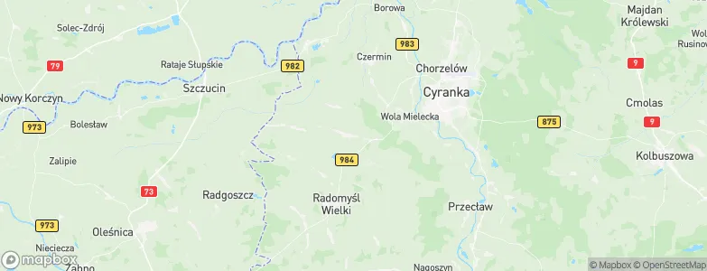 Wadowice Górne, Poland Map