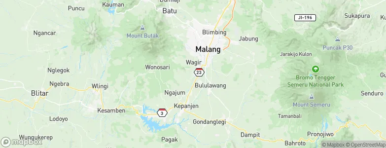 Wadung, Indonesia Map