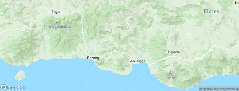 Waekolong, Indonesia Map