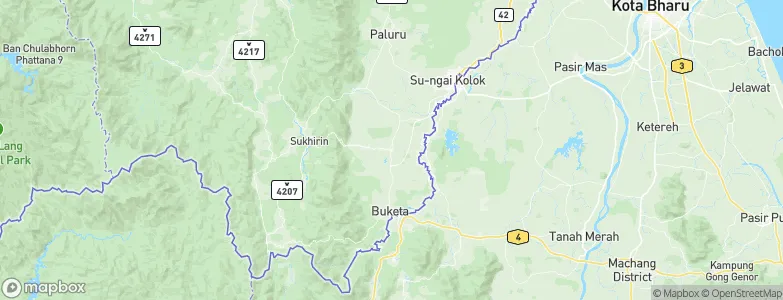 Waeng, Thailand Map