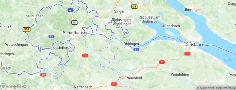 Wagenhausen, Switzerland Map
