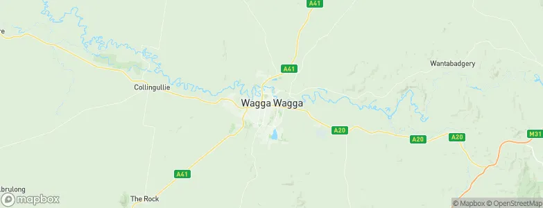 Wagga Wagga, Australia Map