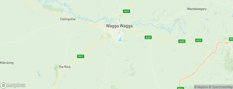 Wagga Wagga, Australia Map