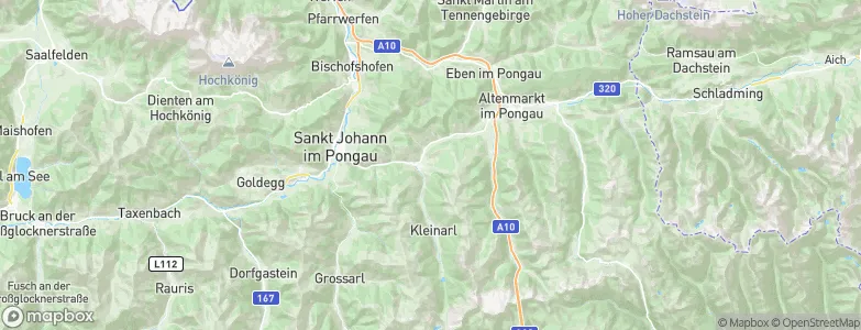 Wagrain, Austria Map