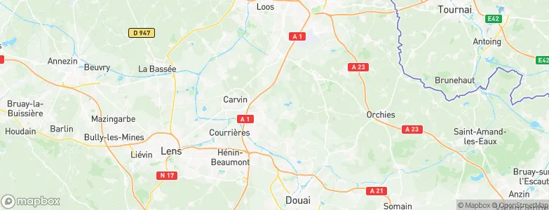 Wahagnies, France Map