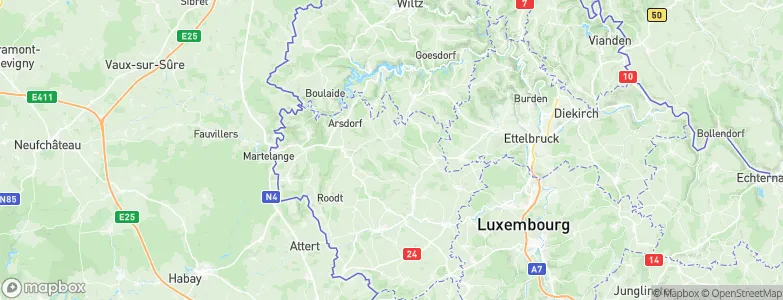 Wahl, Luxembourg Map