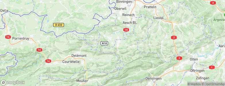 Wahlen, Switzerland Map