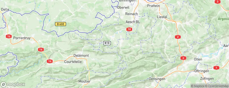Wahlen, Switzerland Map