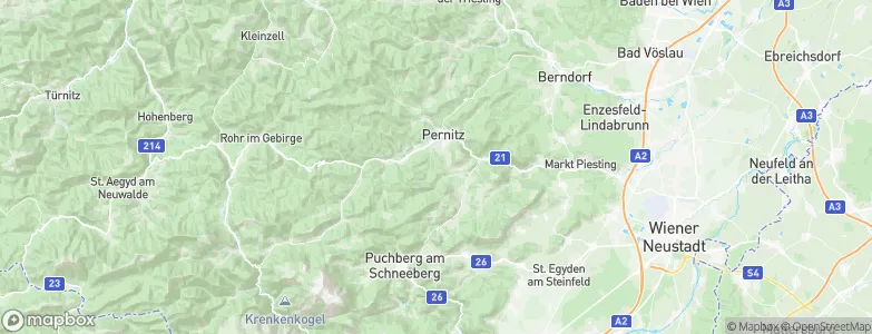 Waidmannsfeld, Austria Map