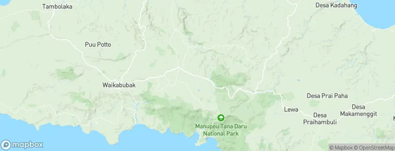 Waihibar, Indonesia Map