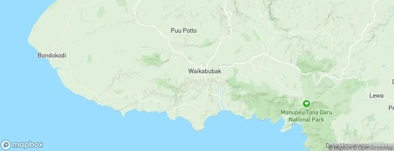 Waikabubak, Indonesia Map