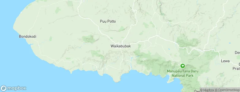 Wailiang, Indonesia Map