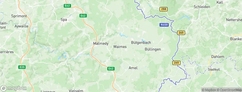Waimes, Belgium Map