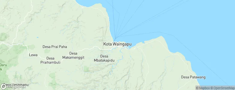 Waingapu, Indonesia Map