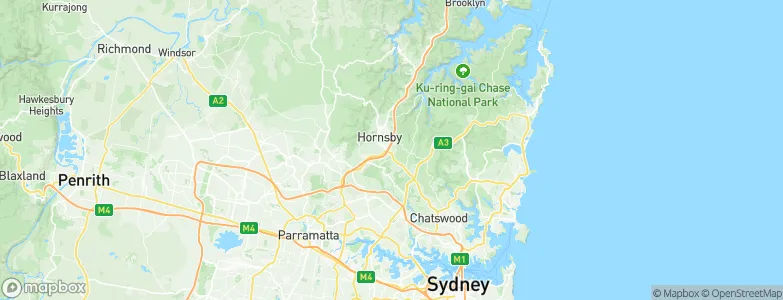Waitara, Australia Map