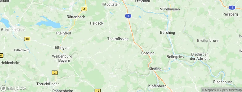 Waizenhofen, Germany Map
