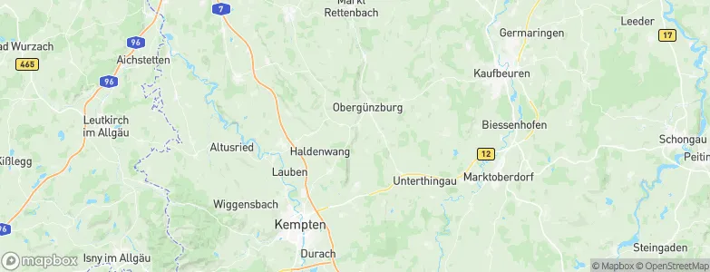 Waizenried, Germany Map