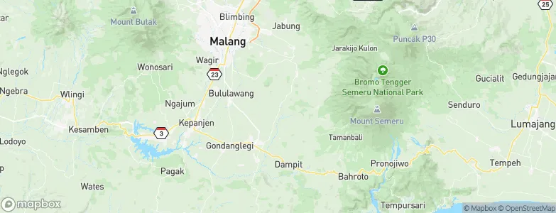 Wajak, Indonesia Map