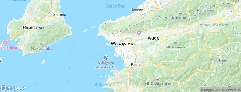 Wakayama, Japan Map