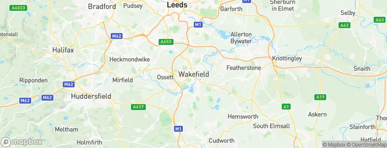 Wakefield, United Kingdom Map