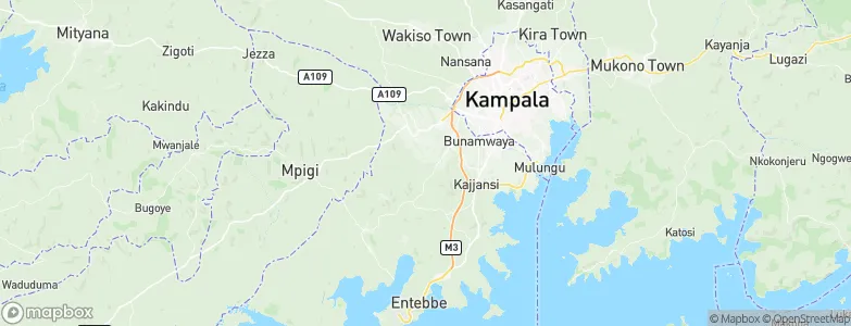 Wakiso District, Uganda Map