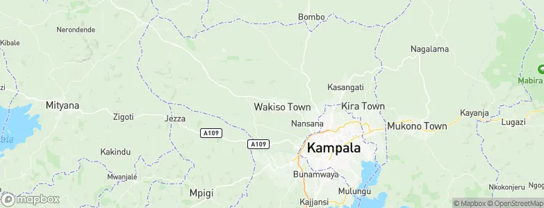 Wakiso, Uganda Map