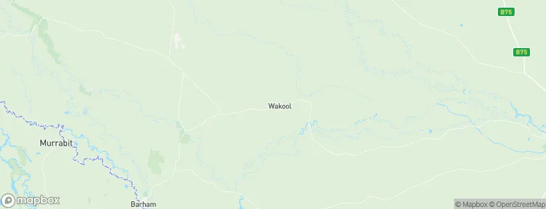 Wakool, Australia Map
