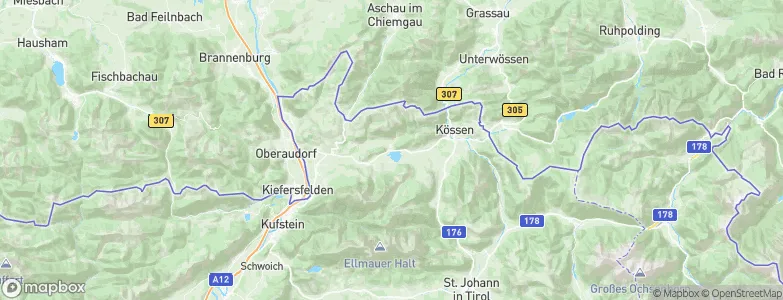 Walchsee, Austria Map