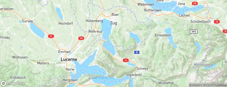 Walchwil, Switzerland Map