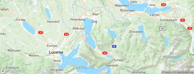 Walchwil, Switzerland Map