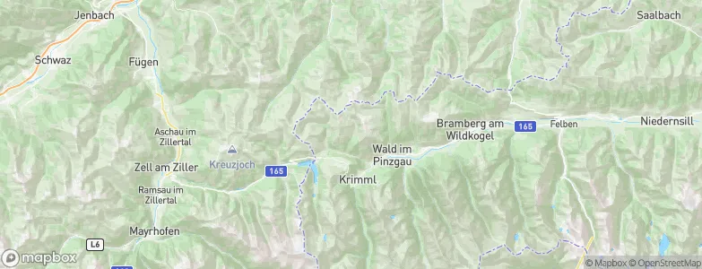 Wald im Pinzgau, Austria Map