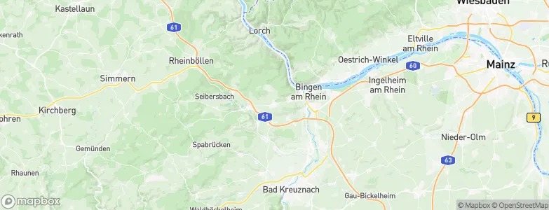 Waldalgesheim, Germany Map