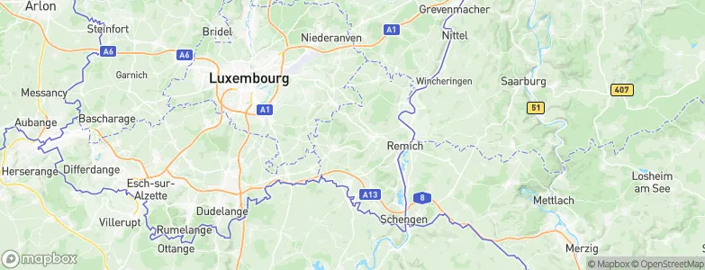 Waldbredimus, Luxembourg Map
