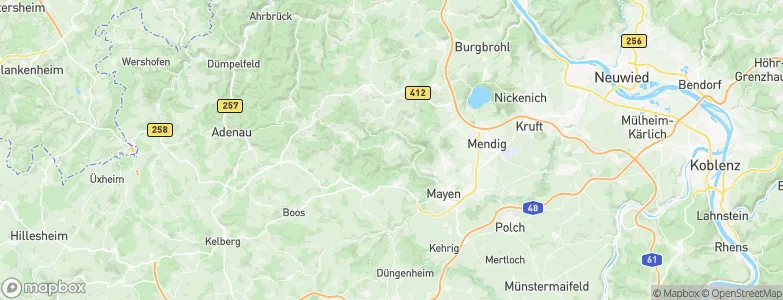 Waldesch, Germany Map