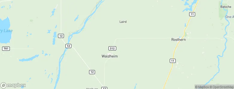 Waldheim, Canada Map