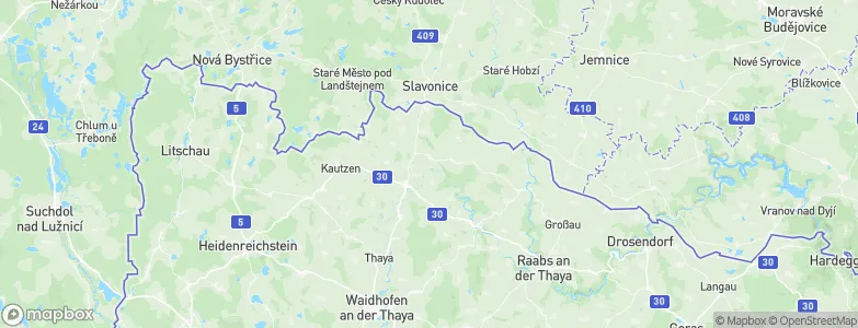 Waldkirchen an der Thaya, Austria Map