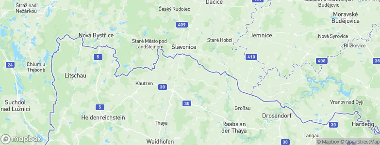 Waldkirchen an der Thaya, Austria Map
