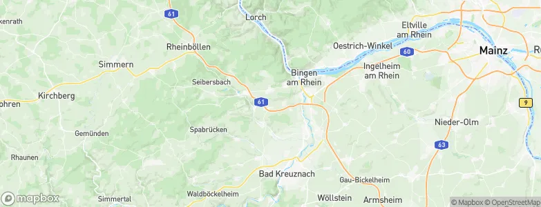 Waldlaubersheim, Germany Map