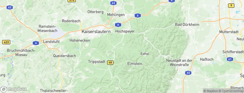 Waldleiningen, Germany Map