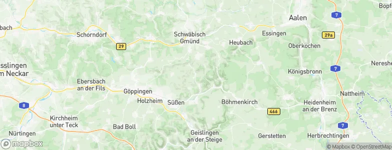 Waldstetten, Germany Map