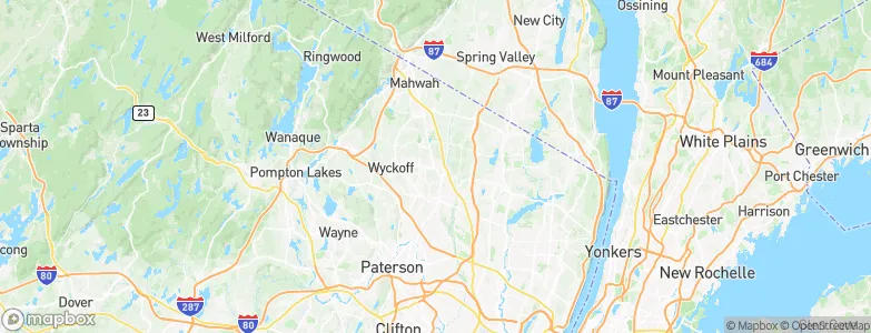 Waldwick, United States Map