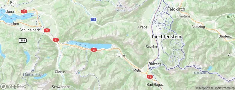 Walenstadt, Switzerland Map