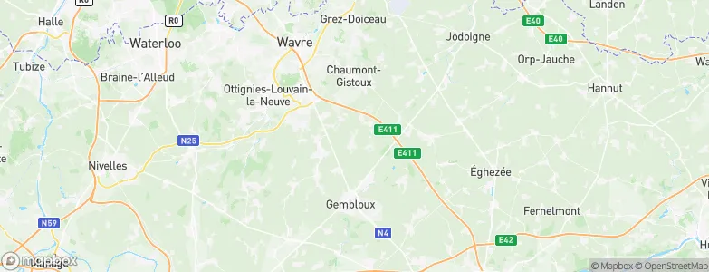 Walhain-Saint-Paul, Belgium Map