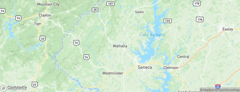 Walhalla, United States Map